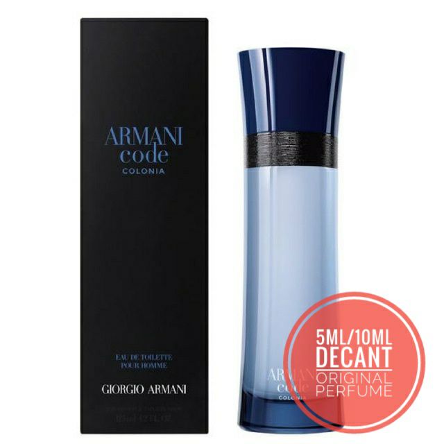 decant armani code