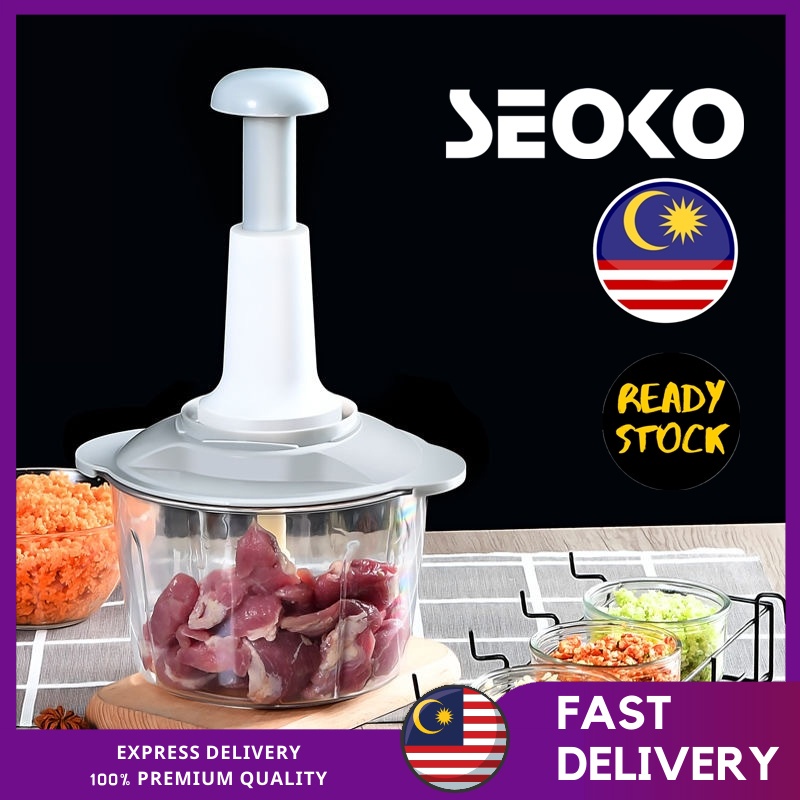 Hand Operate Manual Meat Grinder Food Cutter Chopper Sausage Beef Mincer Kitchen Tool Hand Pat - SEOKO KD059