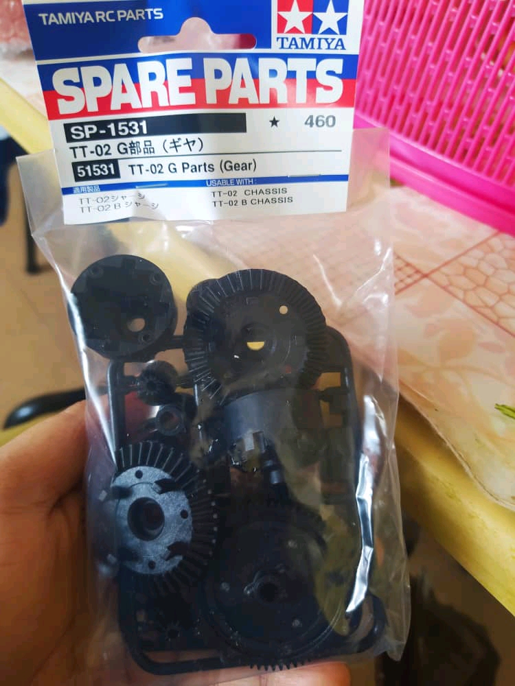 Tamiya TT02 #51531 - TT-02 G Parts (Gear) SP.1531 [51531] | Shopee Malaysia