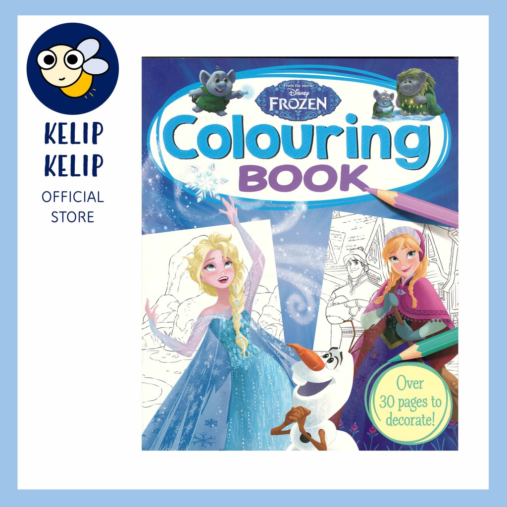 Disney Frozen Simply Colouring Book For Children Buku ...