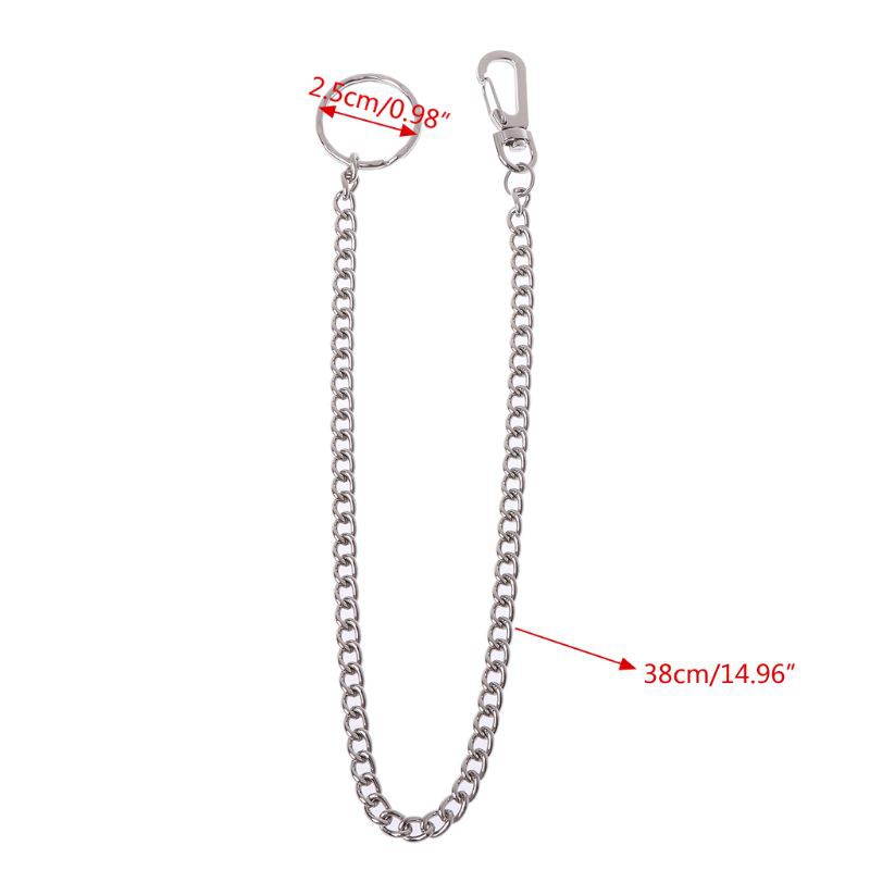Accessory Trendy ARINHip Hop Pants Chain Secure Travel Wallet Heavy Duty Jeans Link Coil - Image 4