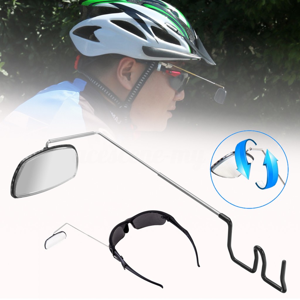 bicycle helmet rear view mirror