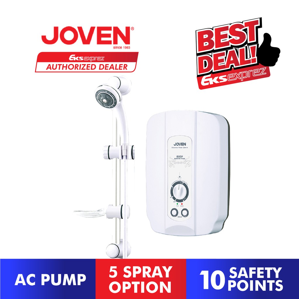 JOVEN Instant Water Heater With Pump 880 Series 880P | Shopee Malaysia