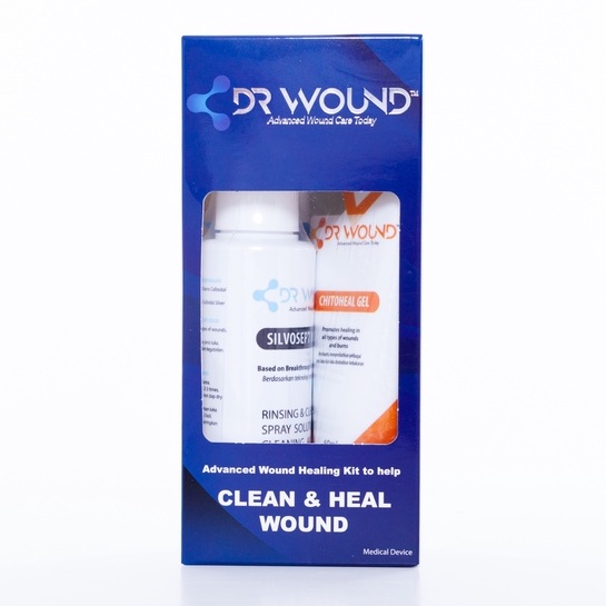DR WOUND Twin Pack Advanced Wound Dressing Fast Wound Healing Shopee