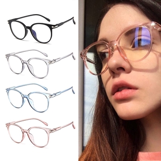 Ultralight Candy Color Reading Glasses Women Round Frame Eyeglasses Anti-radiation Glasses