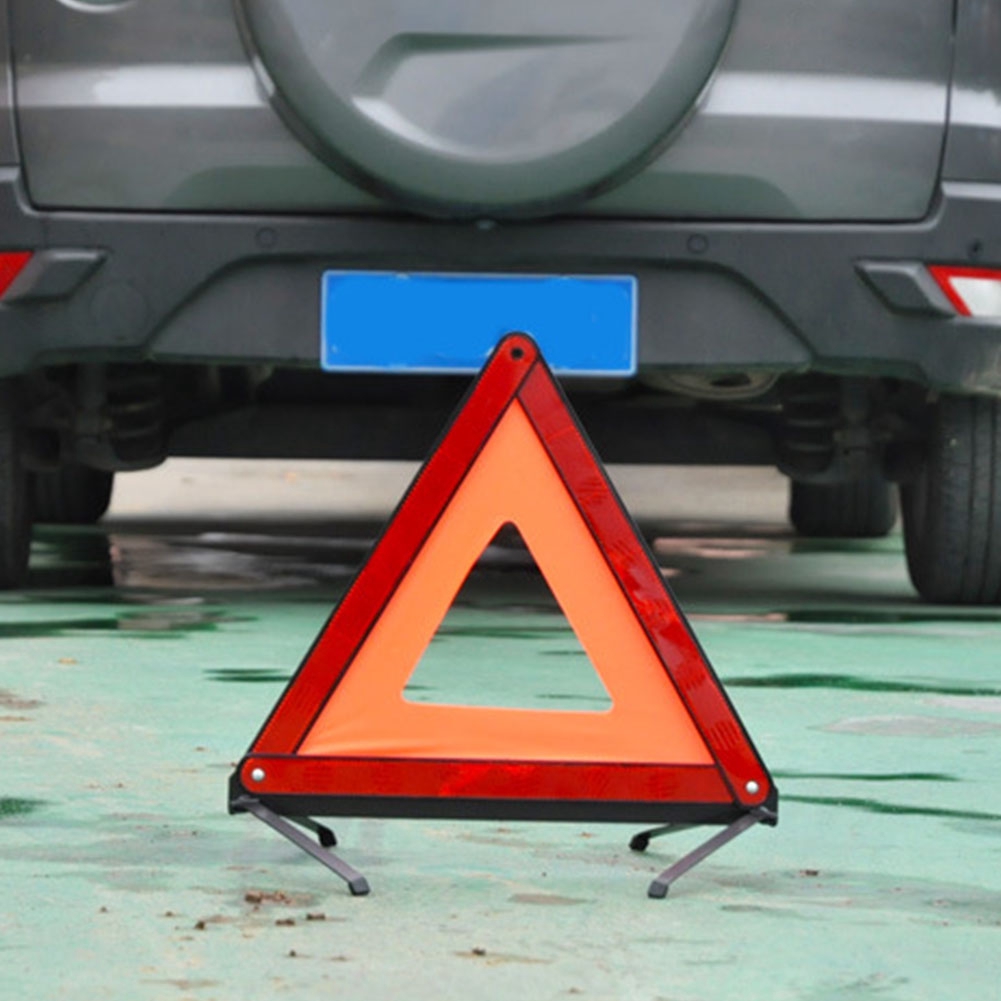 Car Tripod Reflective Warning Sign Car Tripod Triangle Card Parking Folding Danger Sign Car Safety Emergency Tripod 