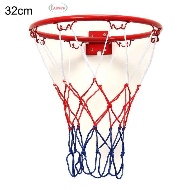 32cm Basketball Hoop Net Stand Backboard Kids Wall Mounted Indoor Outdoor Proper 