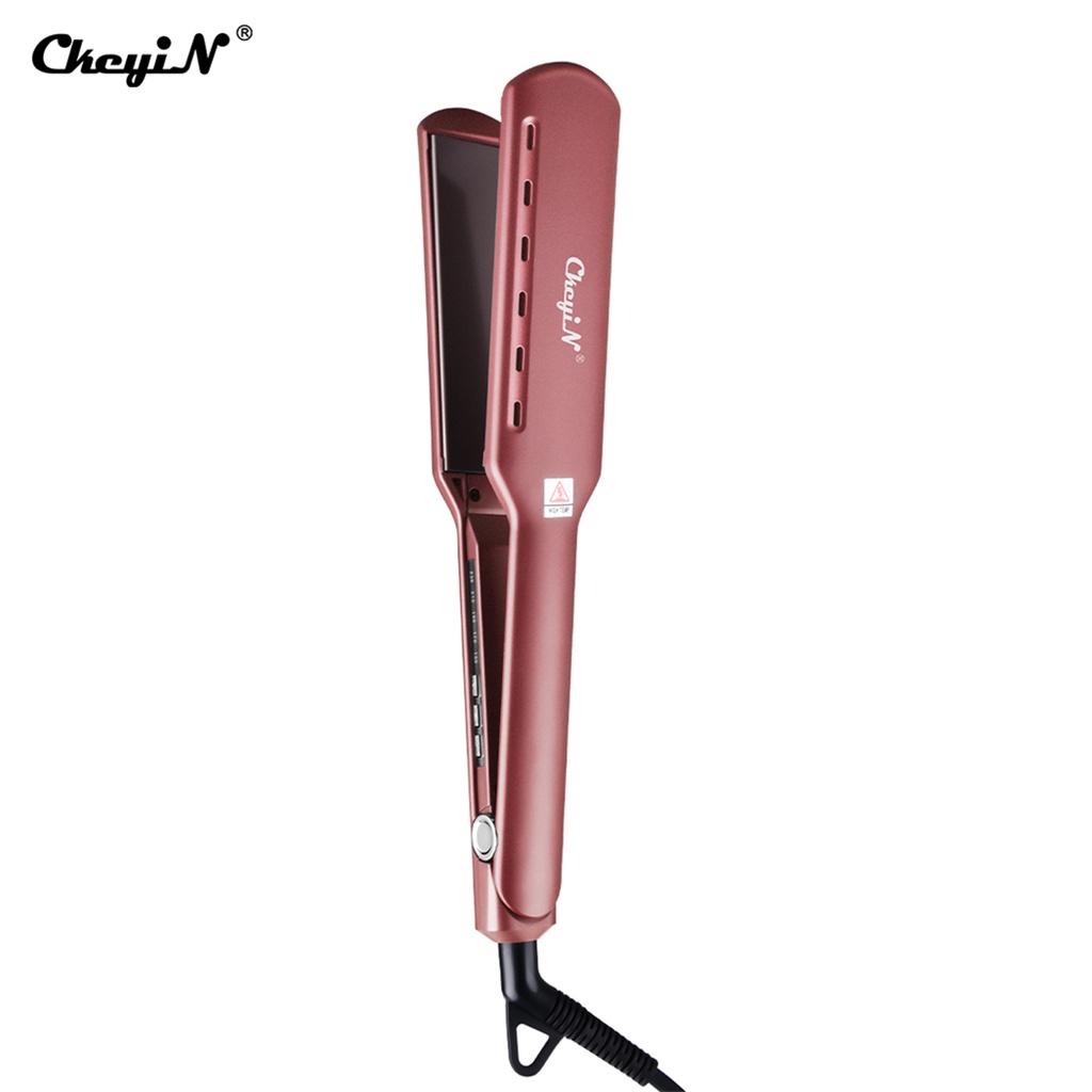 CkeyiN Professional Hair Straightener Wide Plates Hair Flat Iron