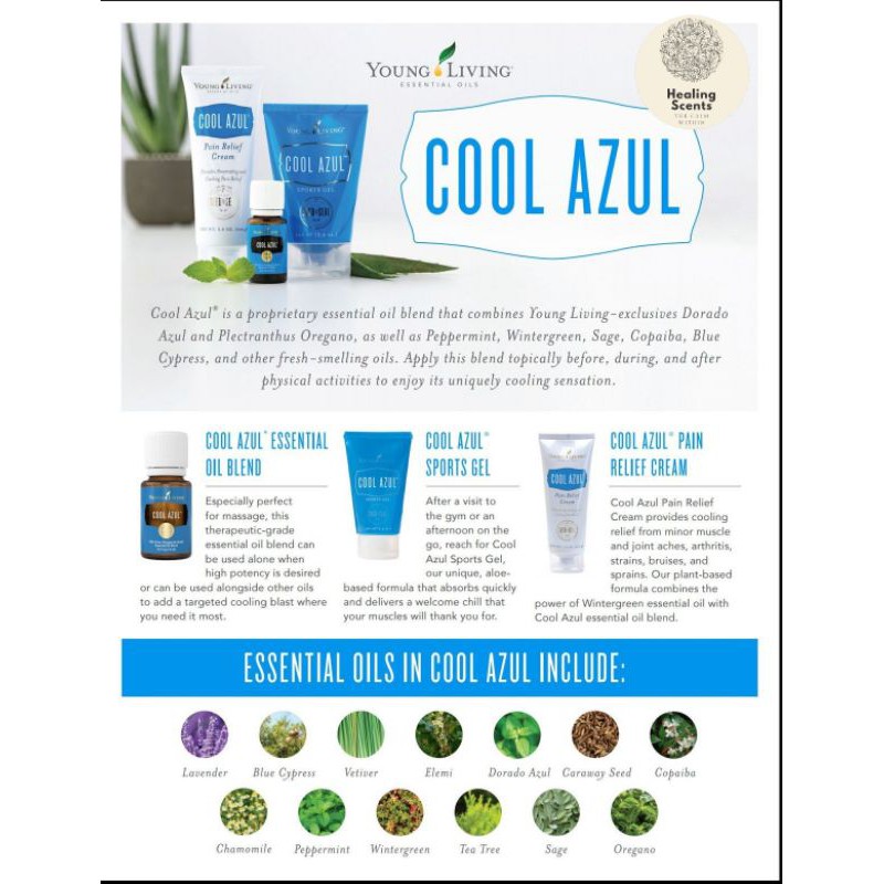 Young Living Cool Azul Sports Gel Shopee Malaysia