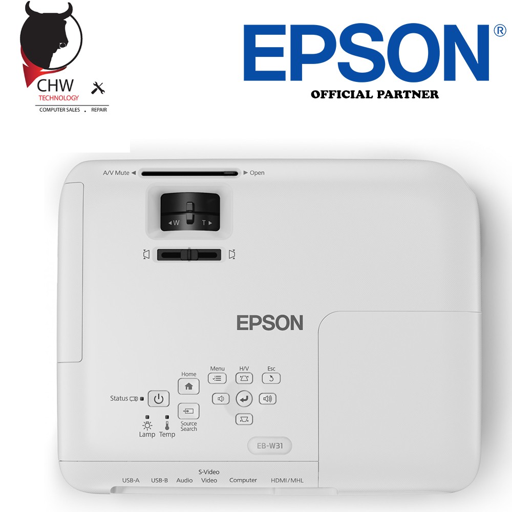 Epson Eb W31 Wxga Projector Shopee Malaysia