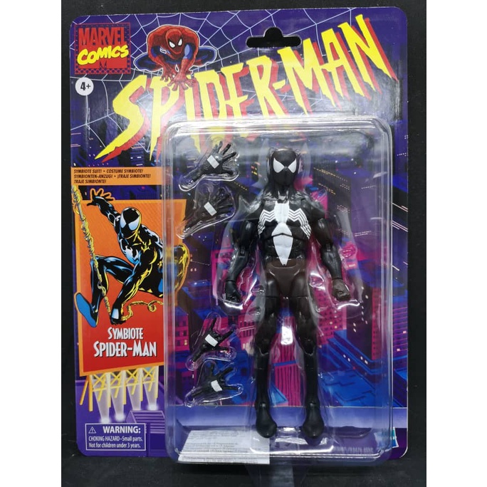 Marvel Legends Spider-Man Retro Wave - Symbiote Spider-Man | Shopee ...