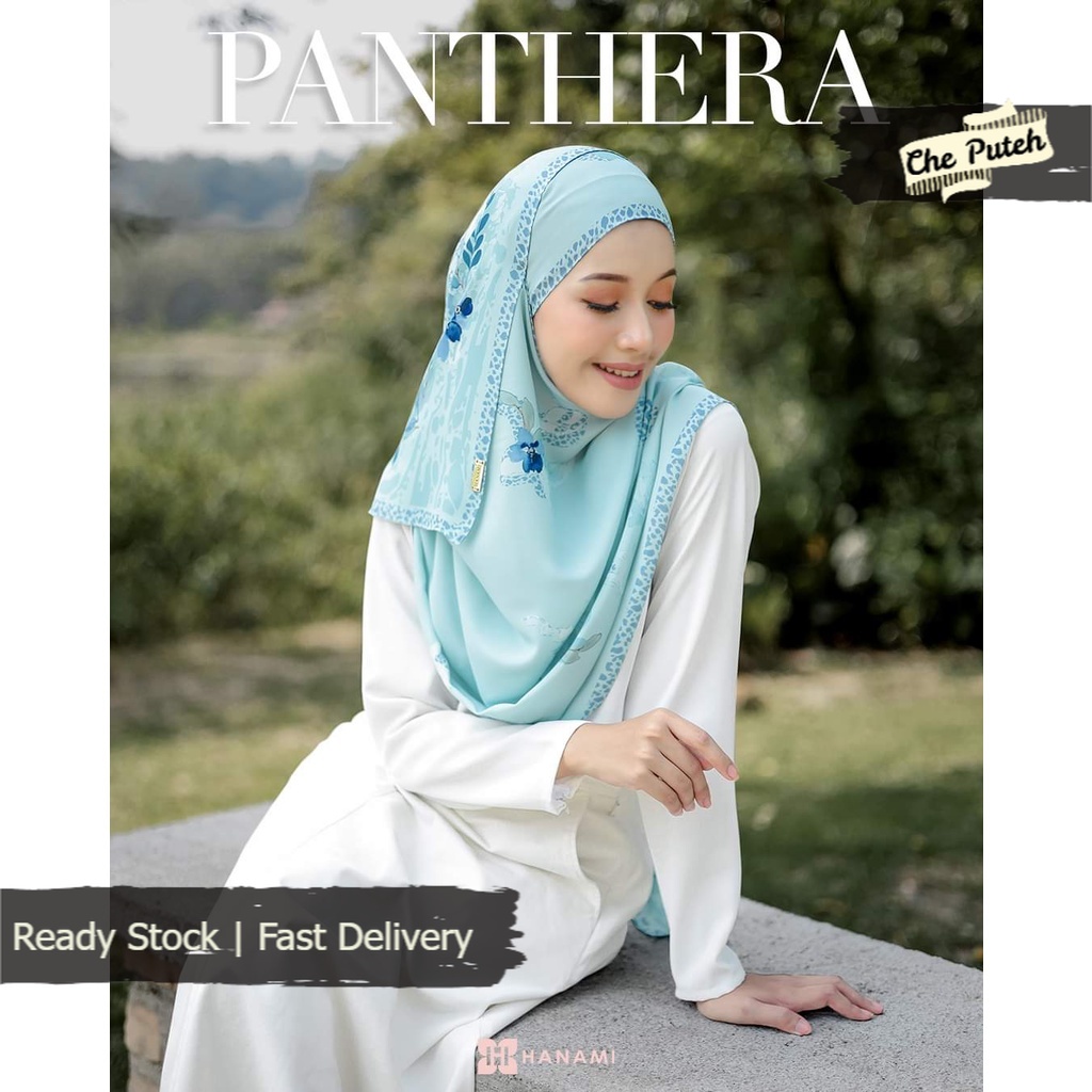 Hijabs By Hanami Long Shawl De Premira Panthera Shawl Raya 2022 Panjang ...