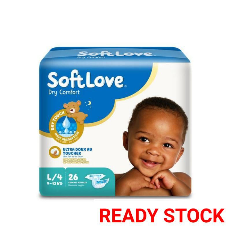 DISPOSABLE DRY COMFORT DIAPERS SOFTLOVE TAPE Shopee Malaysia