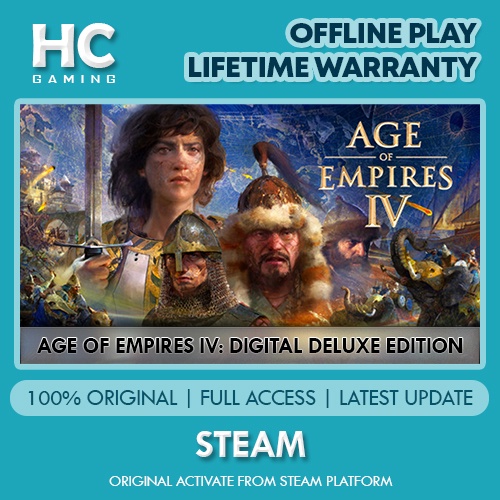 🔥[Steam Original]Age of Empires 4 IV Digital Deluxe Edition (FULL DLC