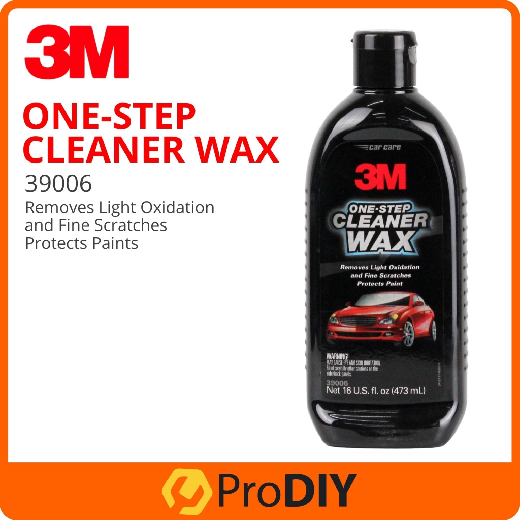 3M 39006 One Step Cleaner Wax Remove Light Oxidation, Swirl Marks and