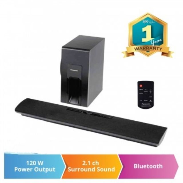 Panasonic Sound Bar SC-HTB18 (120W) 2.1Ch High Quality | Shopee Malaysia