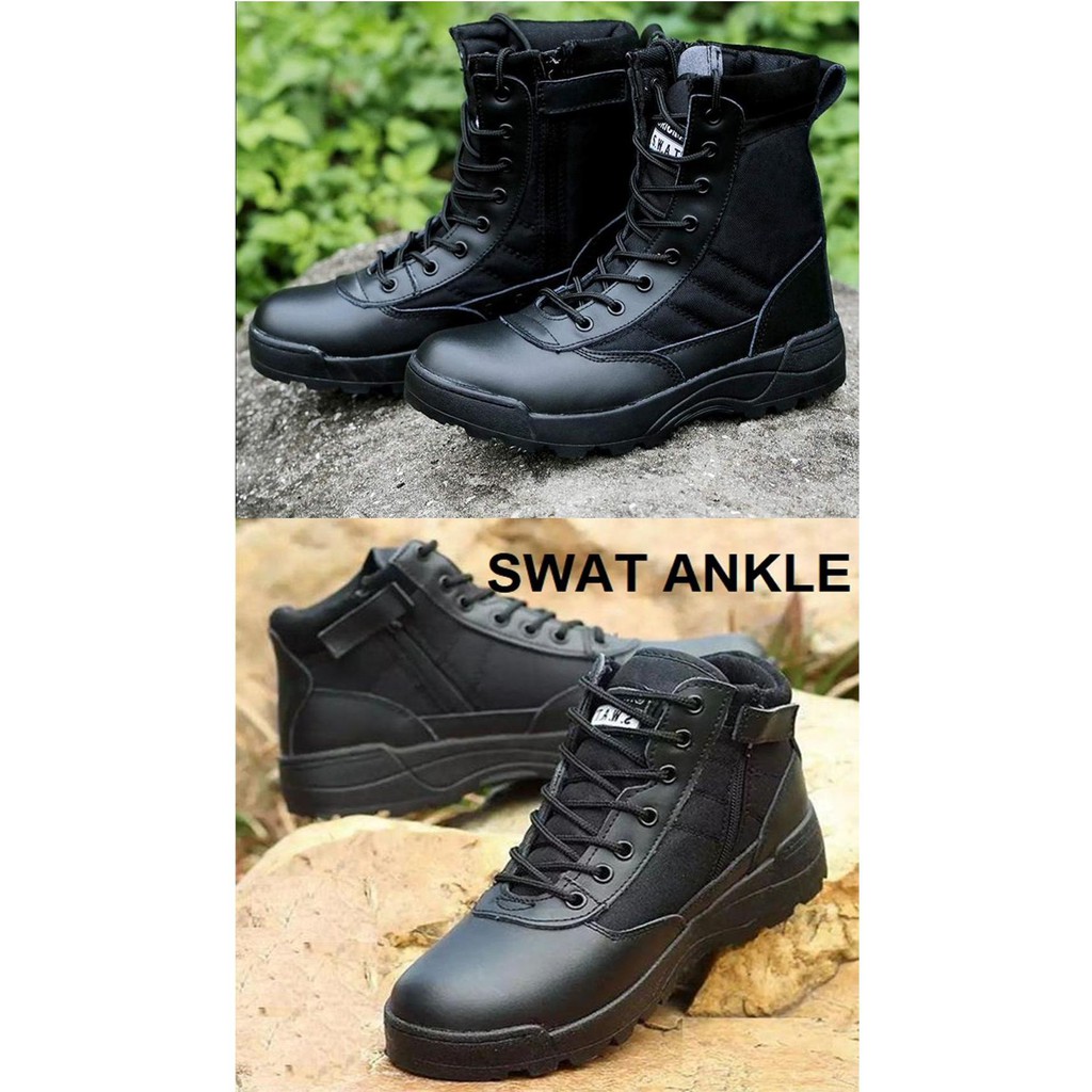 Tactical Boots SWAT Kasut Kerja Ready Stock Shopee Malaysia