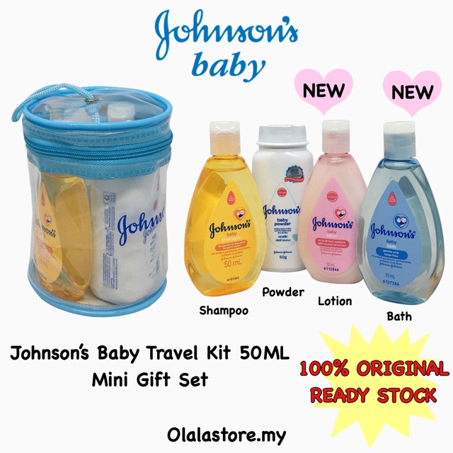 johnson and johnson baby travel pack