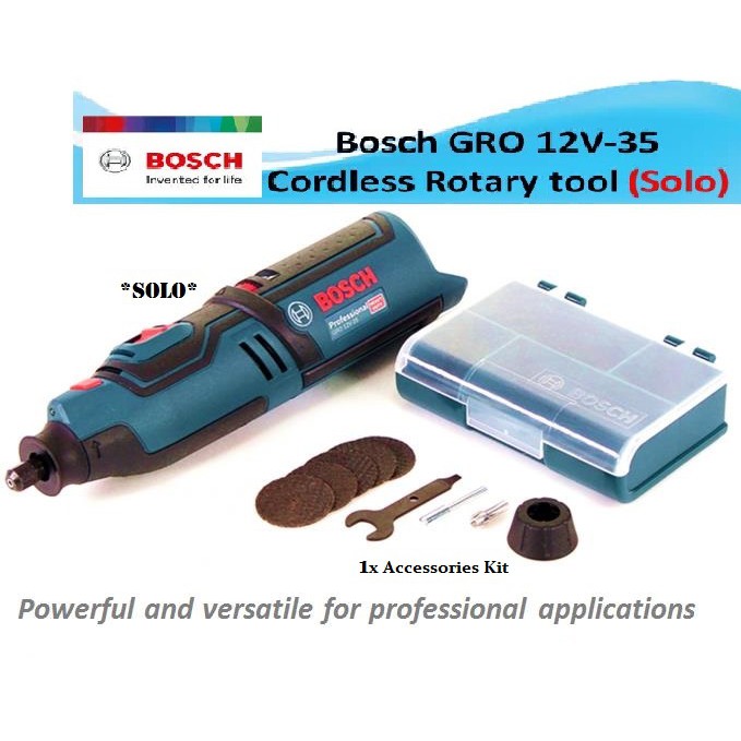 Bosch Gro 12v 35 Professional Cordless Rotary Tool With L Boxx