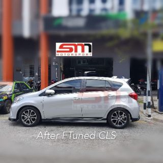 Perodua Myvi 3G 2018 FTuned Racing CLS Sport Lowered 