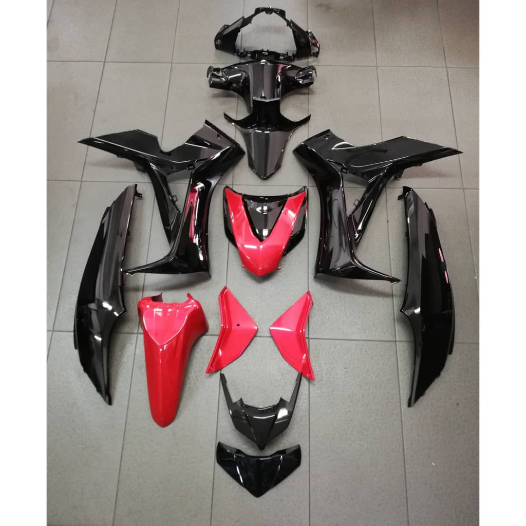 HONDA WAVE 125i COVER SET ORIGINAL HONDA COLOUR RED Shopee Malaysia
