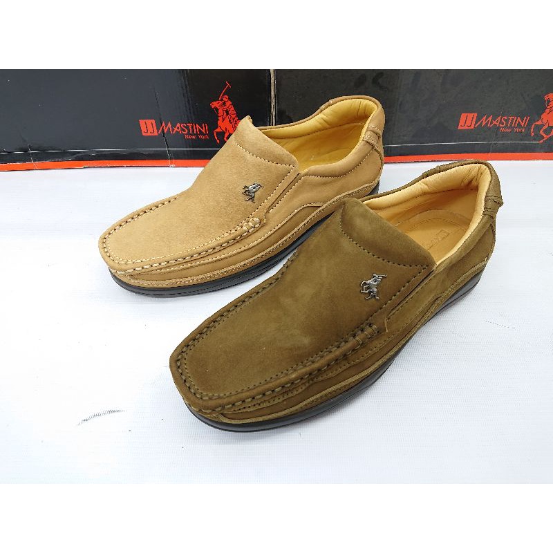 Polo 100%Cow Leather Lifestyle Men's Shoes/ Upper Leather/ Kasut Jalan/ Men Loafers JJ Mastini/ J9849