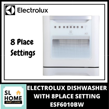 ELECTROLUX ESF6010BW 55CM COMPACT DISHWASHER WITH 8 PLACES SETTING