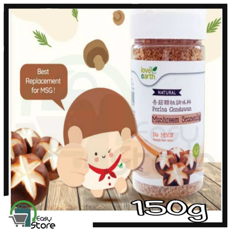 Love Earth Natural Mushroom Seasoning 150g (Halal & 100 Natural