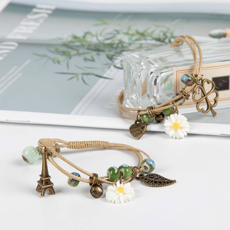 gelang tangan Gelang seramik halus gelang empat daun gelang tangan Gelang seramik halus gelang empat daun