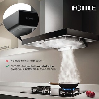  FREE INSTALLATION   FOTILE  EMS9028 Chimney Hood FOTILE  