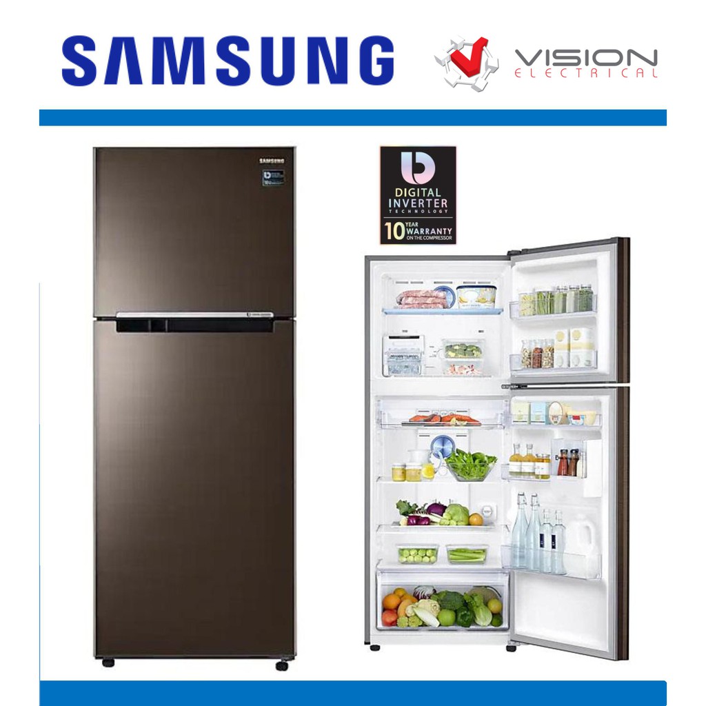 Samsung 410l Fridge Rt32k5052dx Me With Digital Inverter Compressor Peti Sejuk Shopee Malaysia