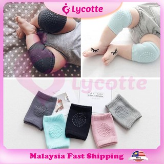 LYCOTTEᵐʸ Baby Elbow Knee Guard Pad Protector Protection Crawling Pelapik Lutut Baby Toddler Knee Protect Cover Pad Sock