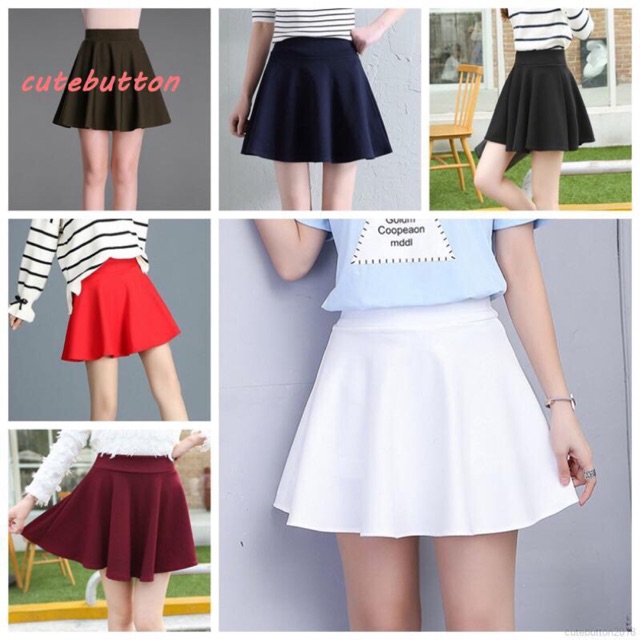 QQ Women Korean Short Skirt Mini Skirts | Shopee Malaysia