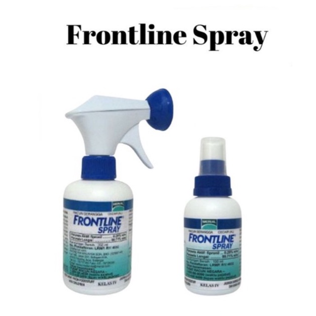 Original FRONTLINE Spray for Cat & Dog Anti Flea & Ticks Kutu (100ml