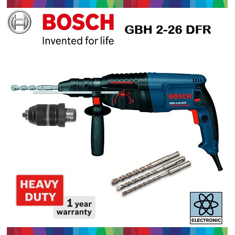 Bosch Gbh 2 26 Dfr Rotary Hammer Shopee Malaysia