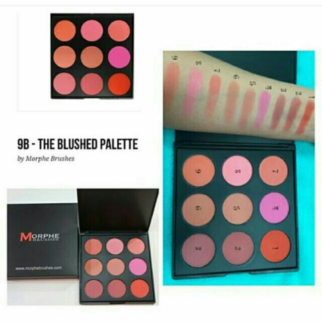 morphe 9b blush palette