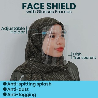 Face Shield【2 Types】Premium 100% 2 Sides Anti Fog & Crystal Clear!!!