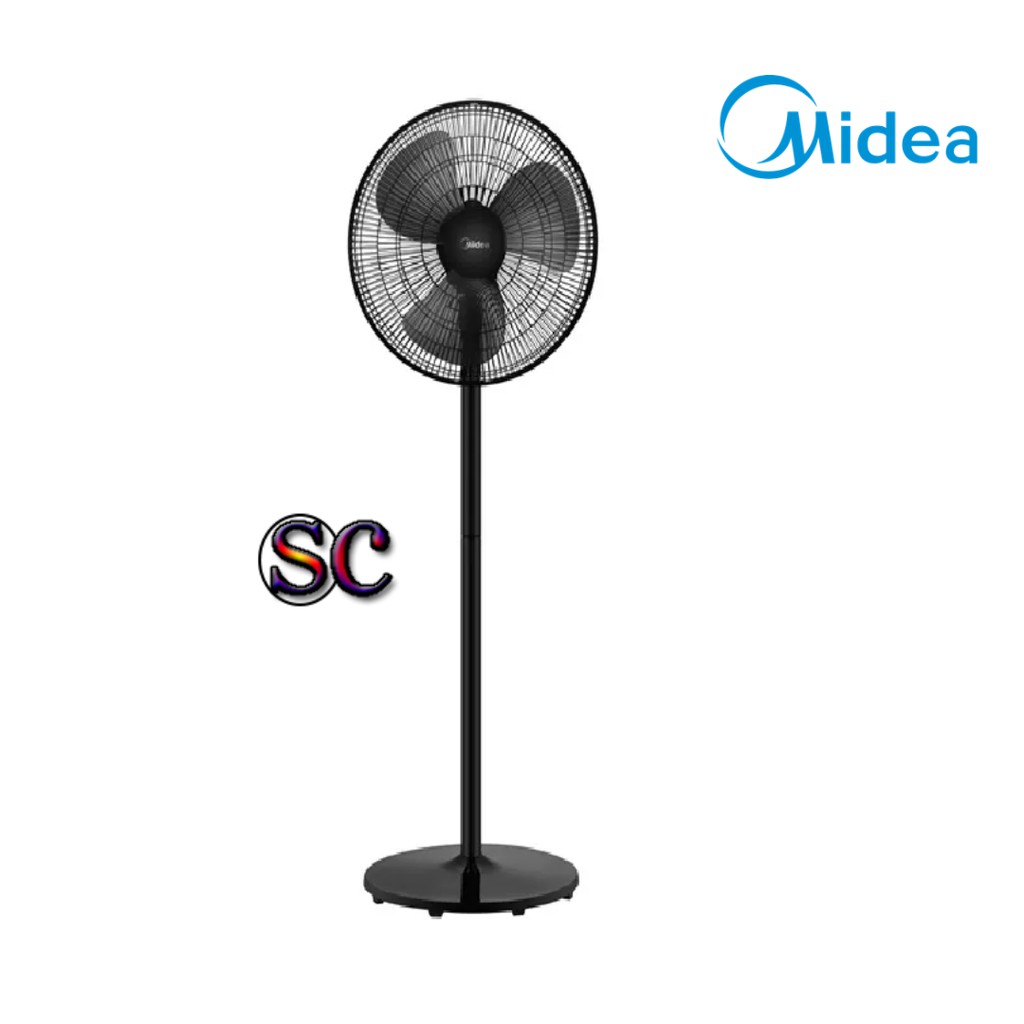 Midea Stand Fan Mf 16fs18c Bk Shopee Malaysia