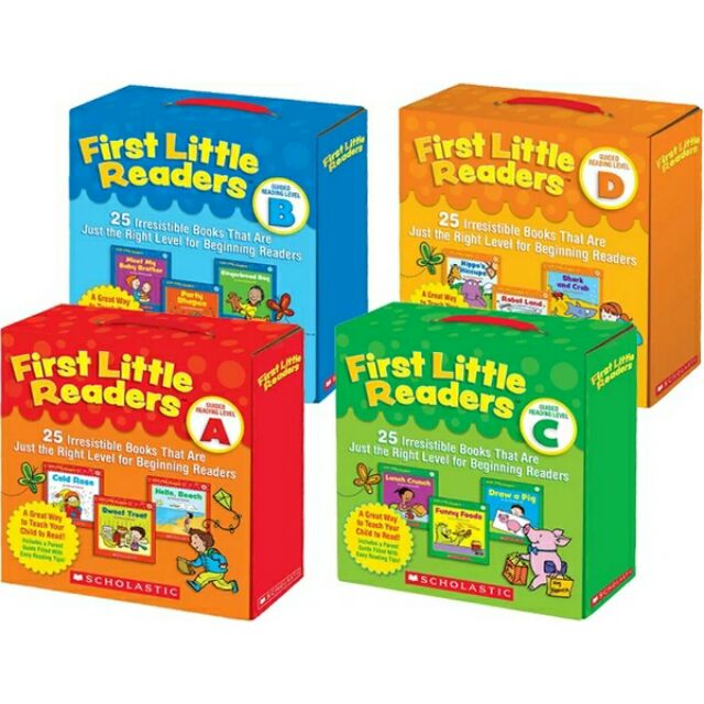 FIRST LITTLE READERS - GUIDED READING LEVEL ABCD (100 books With CD ...