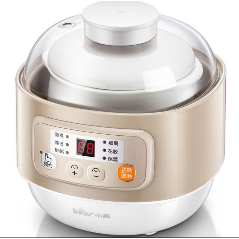 Bear 0.8L slow cooker A08D1/A08G2小熊i炖盅0.8L with steamer