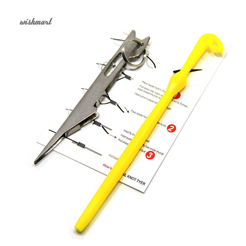 Fly Fishing Line Quick Knot Tying Tool Tier Knotter Hook Loop