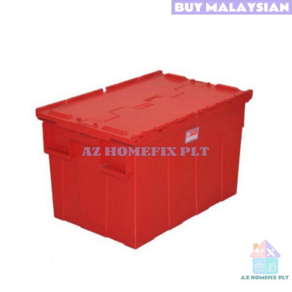 117Lit Plastic stackable Storage Box/ Industrial container Shopee Malaysia