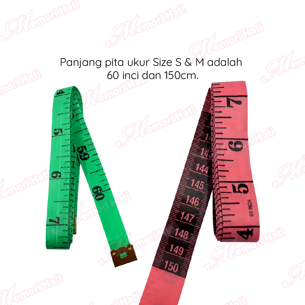 Pita Ukur Measuring Tape 1 5m Size S M Shopee Malaysia