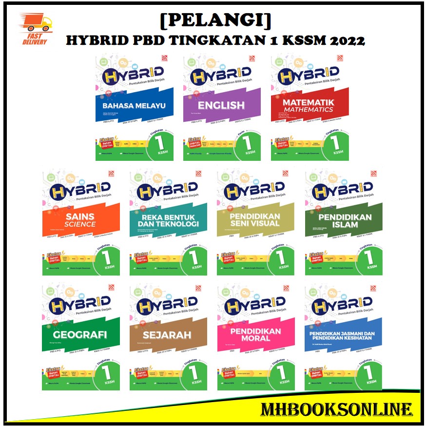 Mh Pelangi Buku Latihan Hybrid Pbd Tingkatan 1 Kssm 2022 Shopee Malaysia