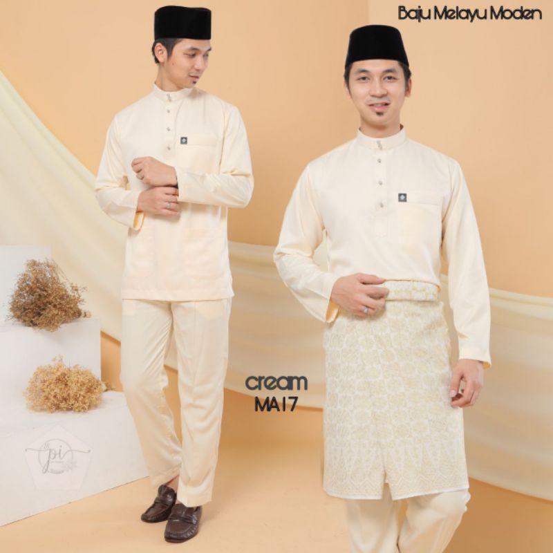 Baju Melayu Putih Nikah Lelaki