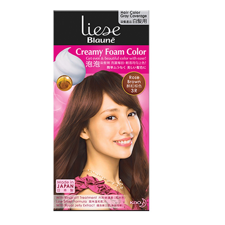 Liese Blaune Creamy Foam Color Gray Coverage Shopee Malaysia