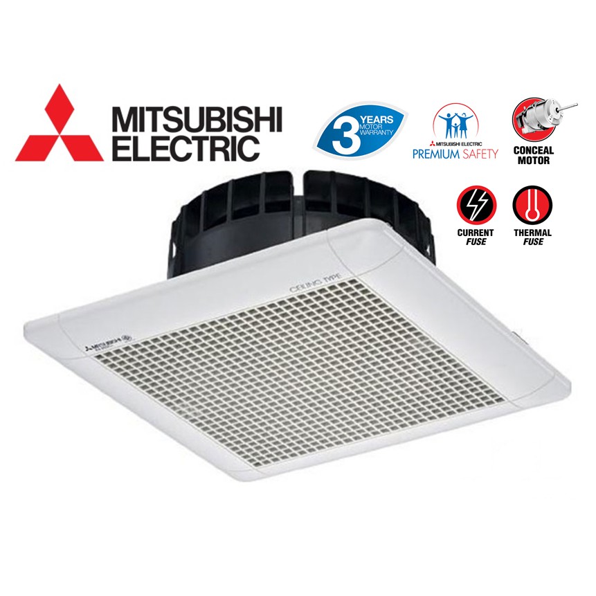 Mitsubishi 10 Ventilation Fan Ceiling Type Exhaust Fan Ex 25sc5t