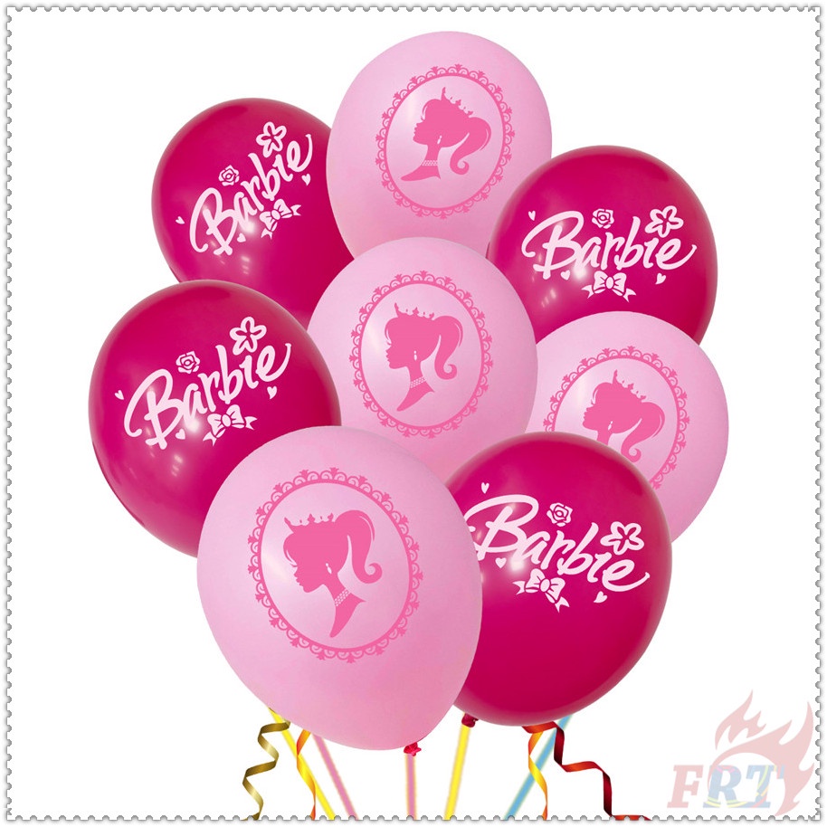 ♦ Party Decoration - Balloons ♦ 1Pc 12inch Cartoon Barbie Series 01 Latex Balloons Girls Party Needs Decor Happy Birthday Party Supplies Decoration