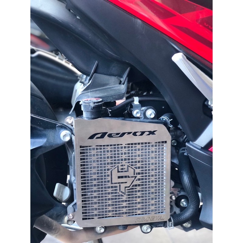 RADIATOR COVER STAINLESS STEEL YAMAHA NVX 155 V1 V2 AEROX NVX155 🇹🇭