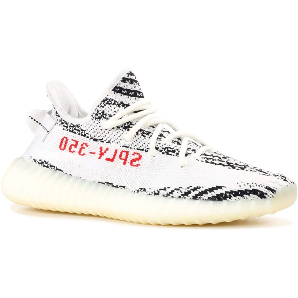 yeezy boost white black red
